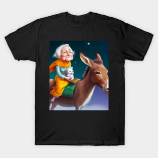 Mom on the way to heaven T-Shirt